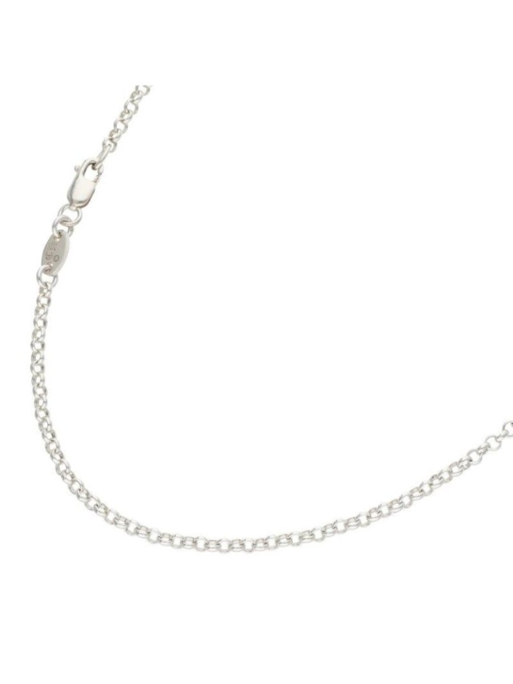 Chrome Hearts Roll Chain Silver Necklace
